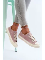 Dámské nízké tenisky Big Star Růžové Dámské nízké tenisky Big Star Růžové