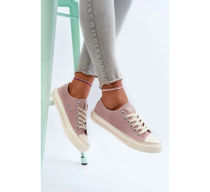 Dámské nízké tenisky Big Star Růžové Dámské nízké tenisky Big Star Růžové