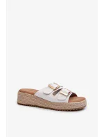 Dámské pantofle se eko bílá model 20450591 - Kesi