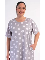 Dámské domácí šaty s krátkým rukávem model 22405181 - Vienetta Dámské domácí šaty s krátkým rukávem model 22405181 - Vienetta