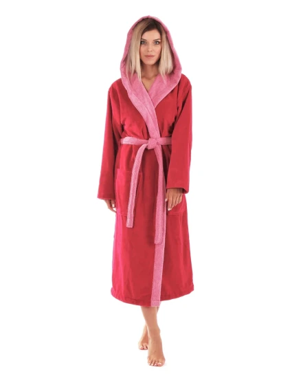 Dámský župan Tampa duo 3959 malinová - Vestis Dámský župan Tampa duo 3959 malinová - Vestis