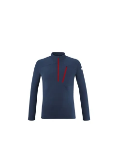 MILLET M Morpho Zip Ls Tričko námořnická modrá