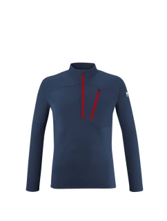 M model 21448899 Zip Ls Tričko námořnická modrá - Millet