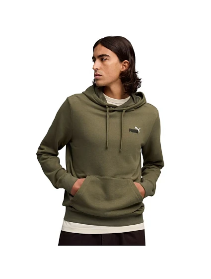 Pánská mikina Puma ESS 2 Color Small No.1 Logo Hoodie olive 684719 81 pánské Pánská mikina Puma ESS 2 Color Small No.1 Logo Hoodie olive 684719 81 pánské