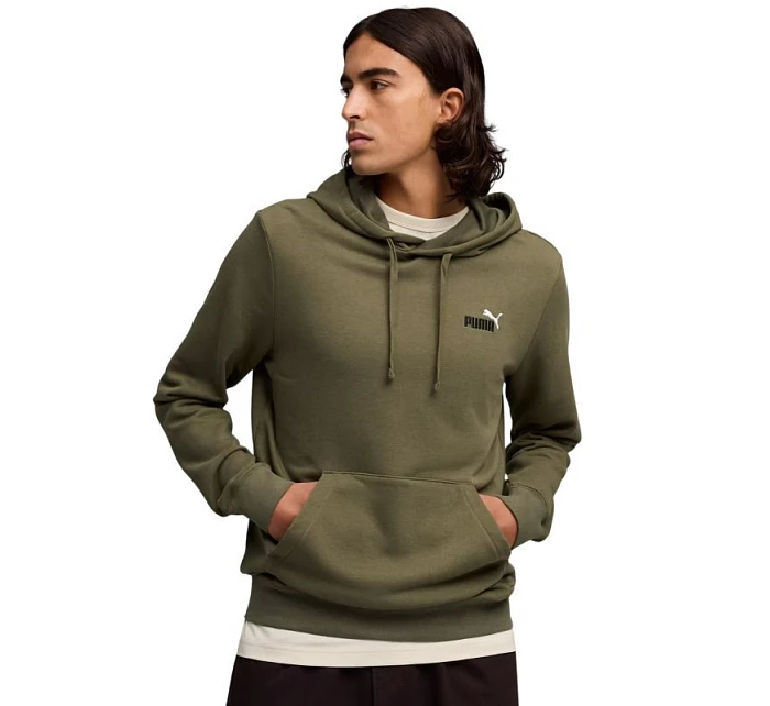 Pánská mikina Puma ESS 2 Color Small No.1 Logo Hoodie olive 684719 81 pánské Pánská mikina Puma ESS 2 Color Small No.1 Logo Hoodie olive 684719 81 pánské