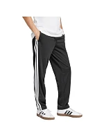 Pánské kalhoty adidas 3-Stripes Tricot Regular-Fit Open Hem černé JI8802