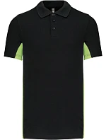 K 232 piqué polo  black/lime model 22506559 - Kariban