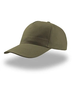 Start Five 5 panelová baseballová kšiltovka olive model 22479536 - Atlantis Headwear