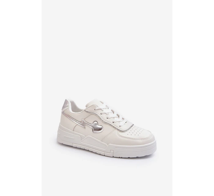 Dámské tenisky na platformě bílé Zeparine Dámské tenisky na platformě bílé Zeparine