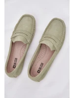 Dámské Semišové Mokasíny Big Star model 21693792 Zelené - Big Star Shoes