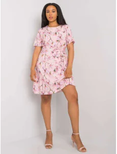 Šaty LK SK 507646 2.29 světle růžová