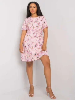 Šaty LK SK 507646 2.29 světle růžová