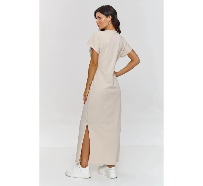 Denní šaty model 21092461 béžové - Makadamia