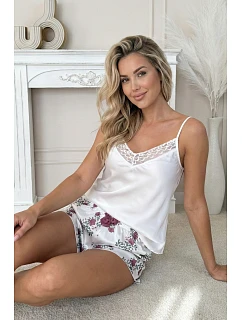 Pyžamo Julia 1/2 Ecru