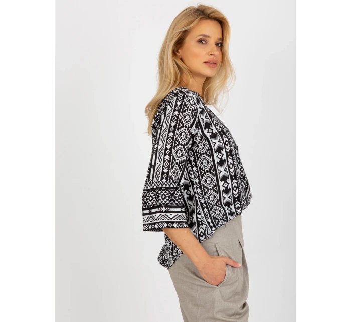 Dámská halenka D73771M11062C černá - FPrice