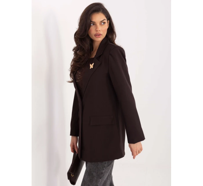 Marynarka IT MA model 21836775 ciemny brązowy - FPrice