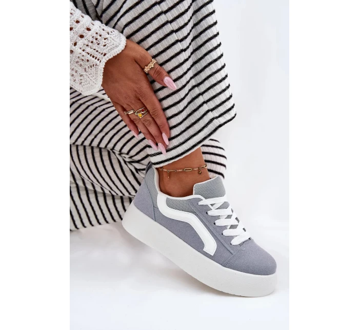 Dámské tenisky na platformě – modré Tellnira Dámské tenisky na platformě – modré Tellnira