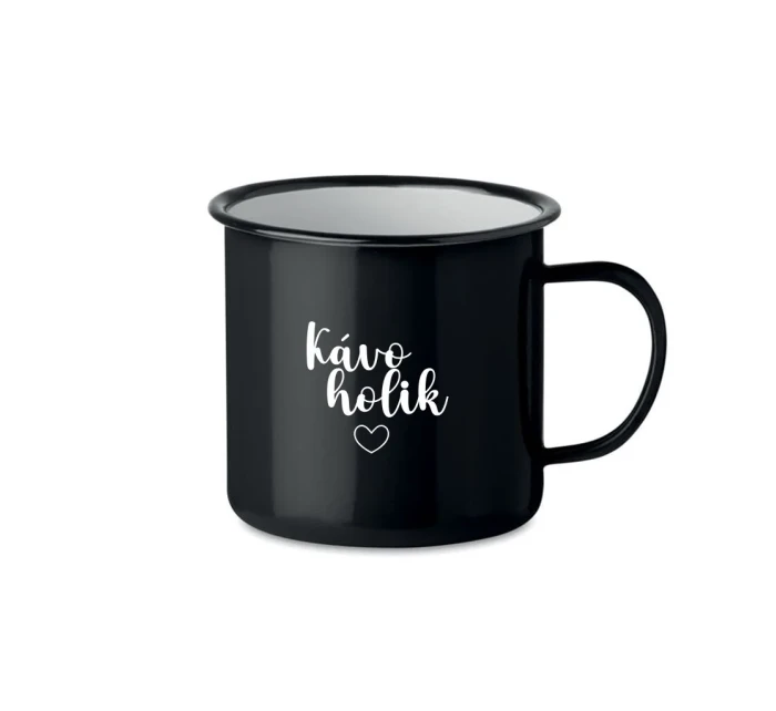 KÁVOHOLIK - černý plecháček 350 ml KÁVOHOLIK - černý plecháček 350 ml