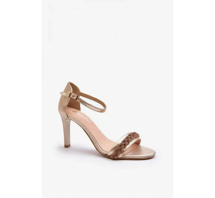 Sandály na podpatku model 194688 Step in style Sandály na podpatku model 194688 Step in style