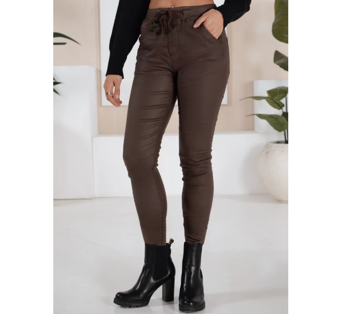 Dámské kalhoty LIZZY brown FashionStreet UY1782