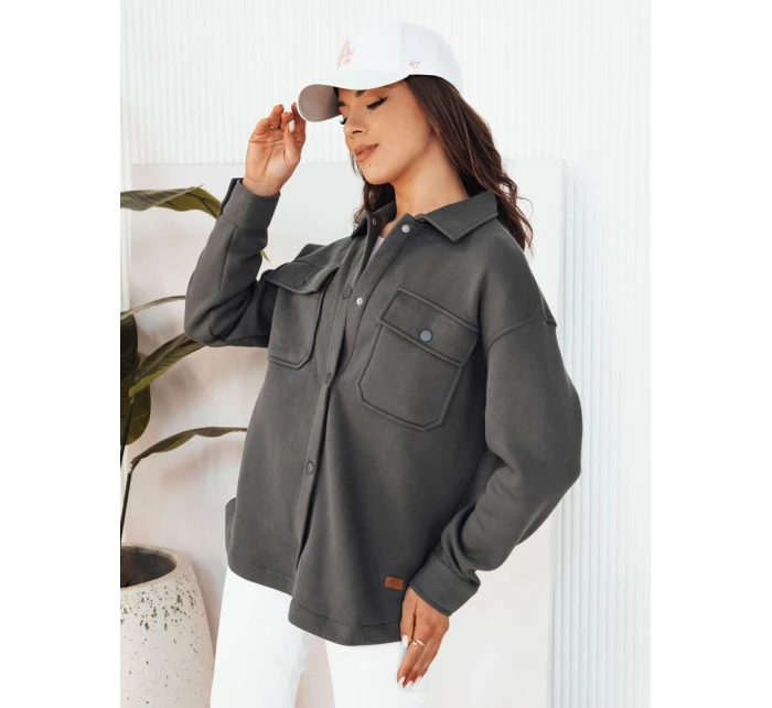 Dámská přechodová bunda VELARA graphite FashionStreet TY4300 Dámská přechodová bunda VELARA graphite FashionStreet TY4300