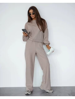 Béžový dámský komplet s  mikina a kalhoty model 21470475 - Moon