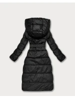 Černá oboustranná zimní bunda - kožíšek Minority (P3-6020-1)