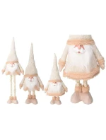 ZLATÝ MEDVĚD NA TELESKOPICKÝCH NOHÁCH 30X18X100CM ZLATÝ