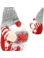 DEKORATIVNÍ TRPASLÍK 15CM ŠEDÝ CHLAPEC