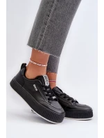 Dámské tenisky na platformě Big Star NN274255 černé Dámské tenisky na platformě Big Star NN274255 černé