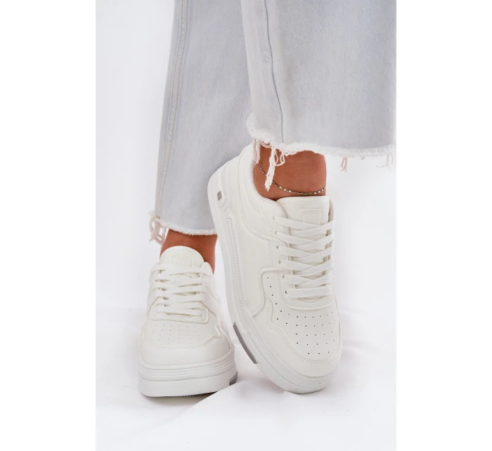 Nízké dámské sneakersy Big Star RR274A310 HI-POLY SYSTEM Bílé Nízké dámské sneakersy Big Star RR274A310 HI-POLY SYSTEM Bílé