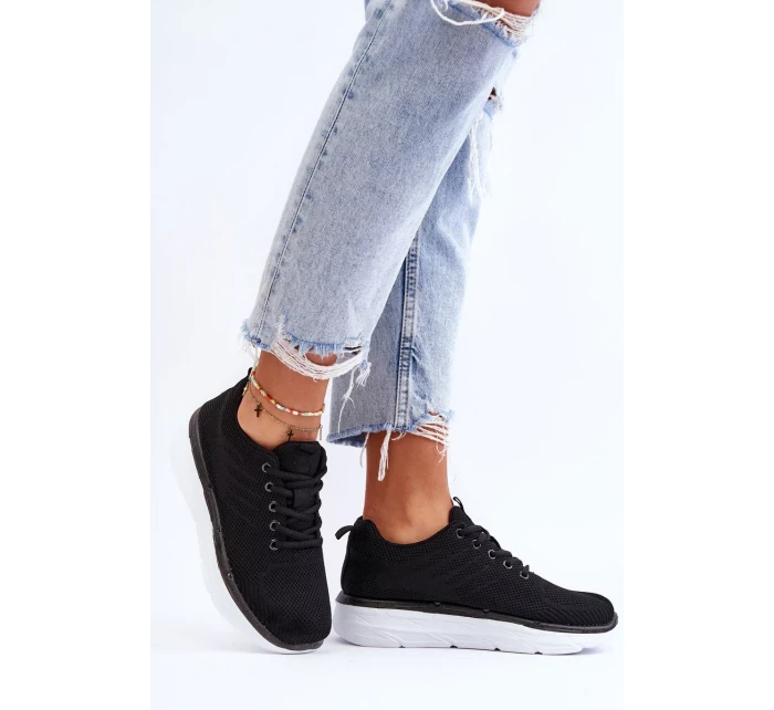 Dámská šněrovací sportovní obuv Černá Lavarone Dámská šněrovací sportovní obuv Černá Lavarone