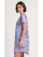 Dámská noční košile s krátkým rukávem model 19902956 - Vienetta Dámská noční košile s krátkým rukávem model 19902956 - Vienetta
