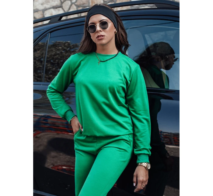 Dámská tepláková souprava MILIAN green FashionStreet AY1102 Dámská tepláková souprava MILIAN green FashionStreet AY1102