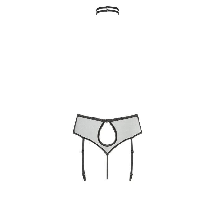 Erotické body Adelaide teddy black - BEAUTY NIGHT FASHION