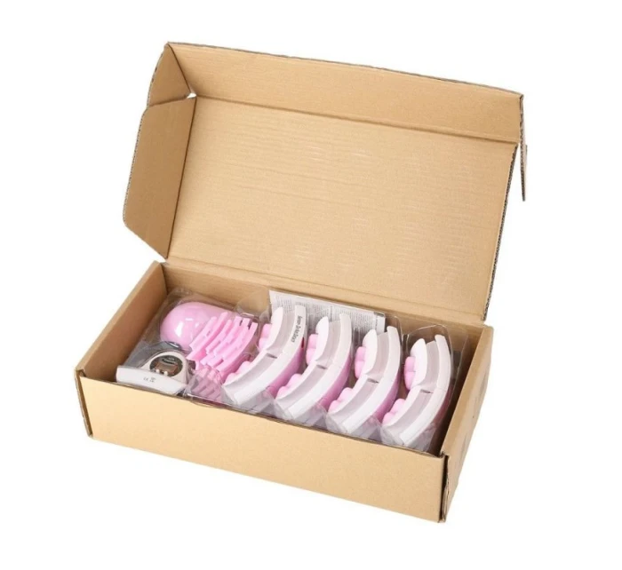 Obruč HMS HHW06 s výstupky, závažím a počítadlem růžová