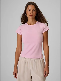 Dámské hladké tričko slim model 22276642 - 4F
