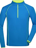 Daiber JN 498 Pánské funkční tričko s dlouhým rukávem 02.0498 bright blue/bright yellow