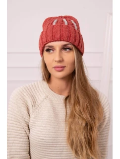 Dámská čepice Selena K384 červená
