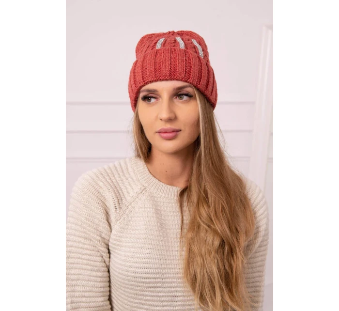 Dámská čepice Selena K384 červená