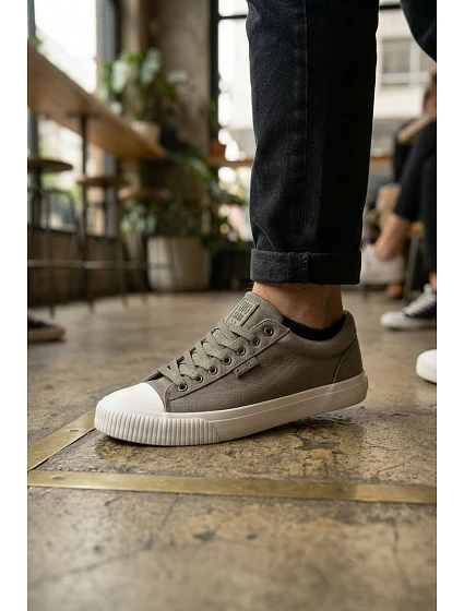 Nízké pánské tenisky Big Star model 22046246 tmavě šedé - Big Star Shoes