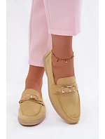 Dámské mokasíny Žluté s přezkou Belinae Dámské mokasíny Žluté s přezkou Belinae