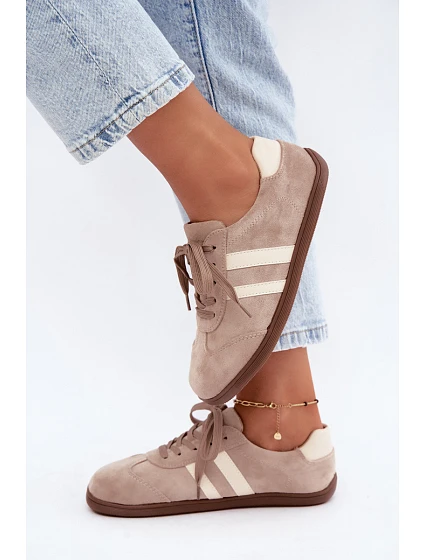 Dámské barefoot béžové tenisky model 22320683 - Boto Dámské barefoot béžové tenisky model 22320683 - Boto
