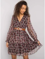 Šaty LC SK 22K model 16283363 černá a červená - FPrice