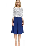 Dámská kalhotová sukně S041 Královská modř - Stylove