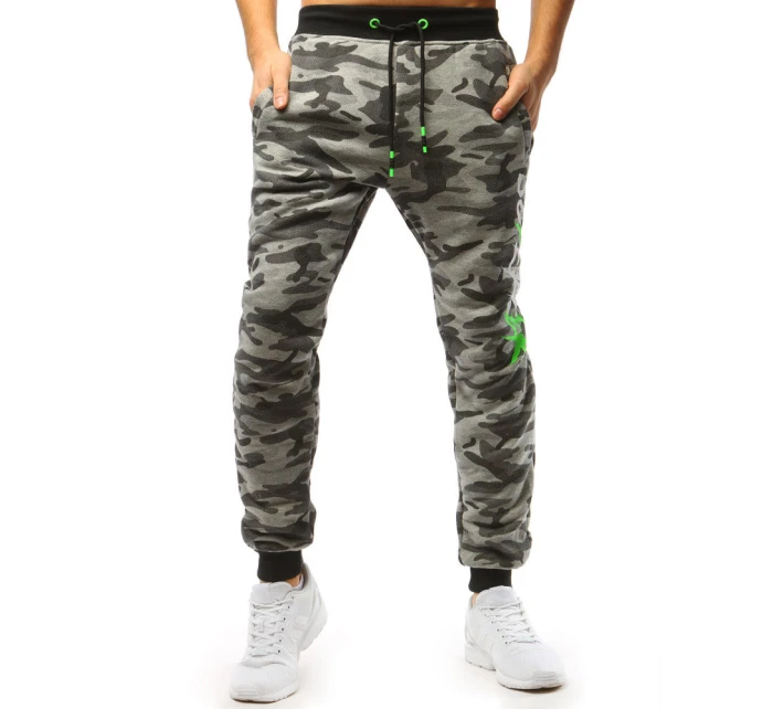 Pánské světle šedé teplákové kalhoty moro model 21964099 - FashionStreet