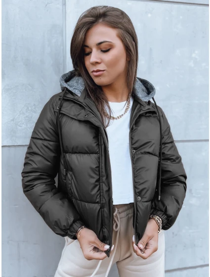 Dámská prošívaná bunda KHALEESI černá FashionStreet TY3879 Dámská prošívaná bunda KHALEESI černá FashionStreet TY3879