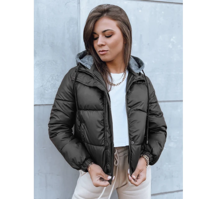 Dámská prošívaná bunda KHALEESI černá FashionStreet TY3879 Dámská prošívaná bunda KHALEESI černá FashionStreet TY3879