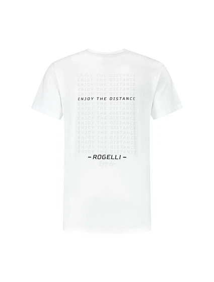 Rogelli t-shirt męski LOGO biały 2XL