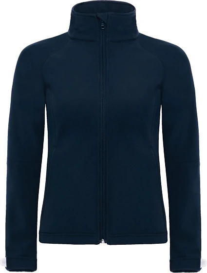 B&C Hooded Softshell /women Dámská 3-vrstvá softshellová bunda s kapucí model 22482948 navy B&C Hooded Softshell /women Dámská 3-vrstvá softshellová bunda s kapucí model 22482948 navy